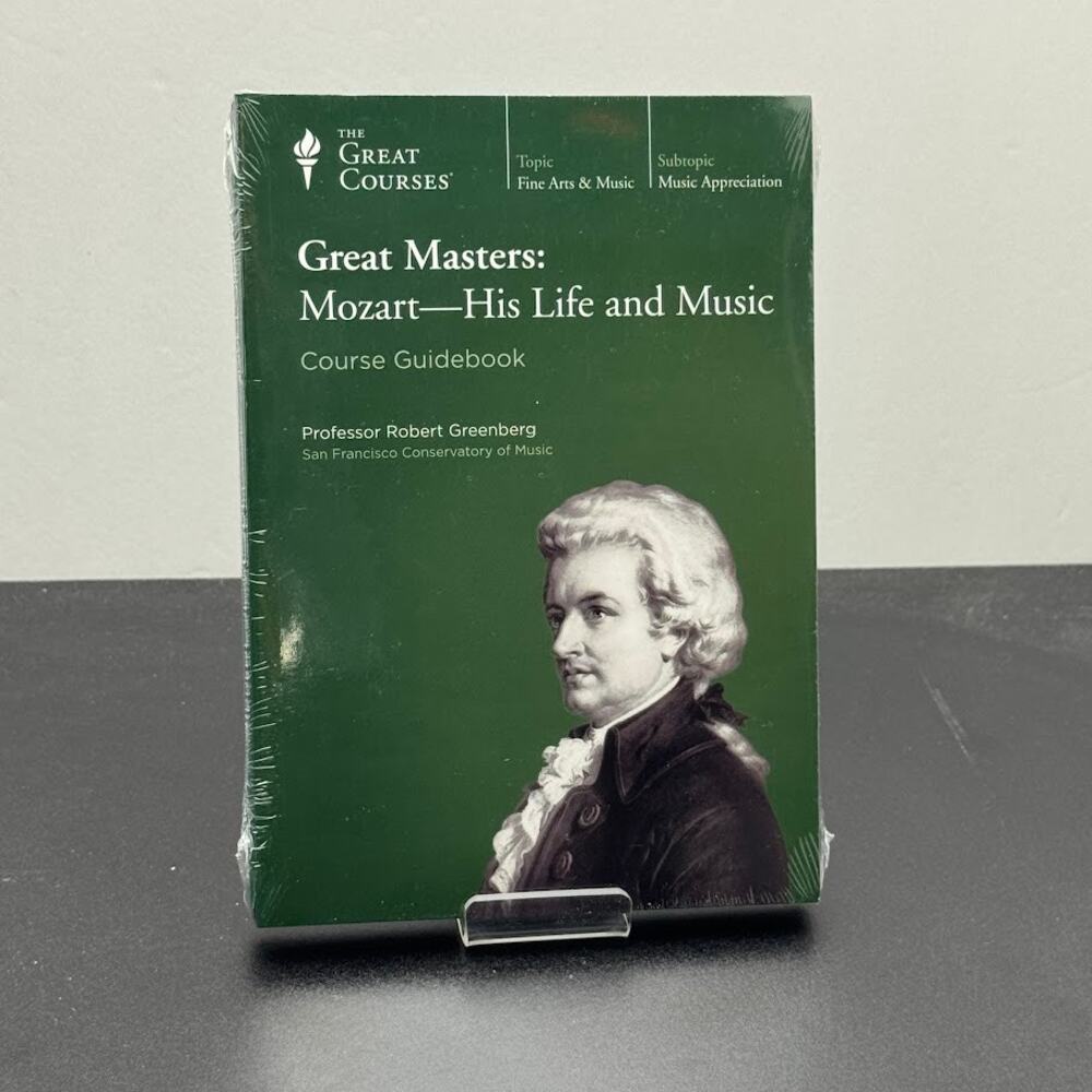 The Great Courses: Great Masters: Mozart—His Life and Music Guidebook & DVD's
